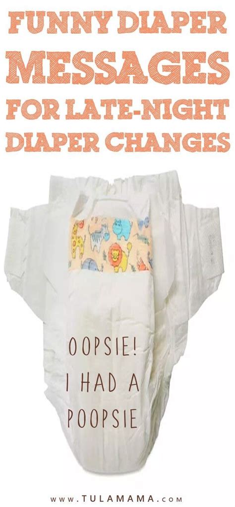 diaper messages funny|More.